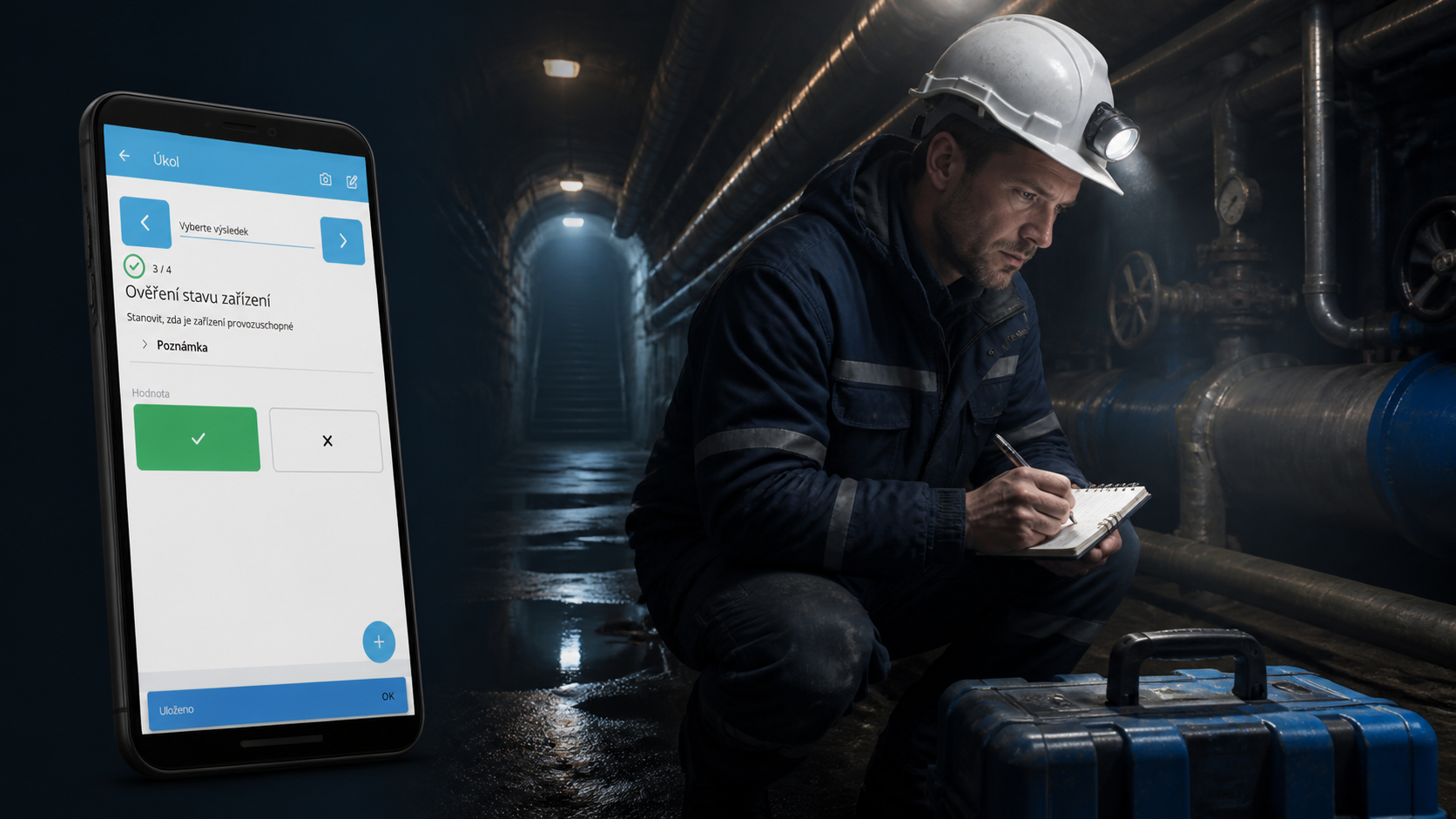 Práce v terénu s offline režimem a následnou synchronizací v mobilním klientu PRIS